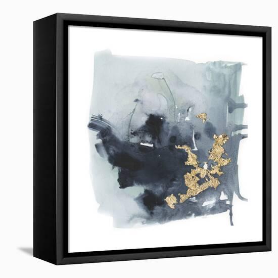 Cerulean & Gold I-null-Framed Stretched Canvas