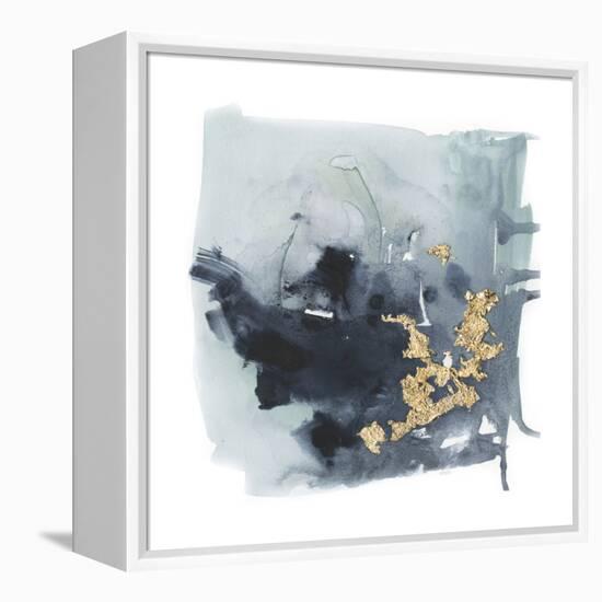 Cerulean & Gold I-null-Framed Stretched Canvas