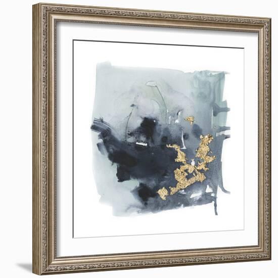 Cerulean & Gold I-null-Framed Art Print