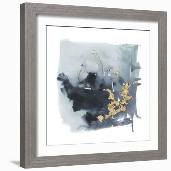 Cerulean & Gold I-null-Framed Art Print