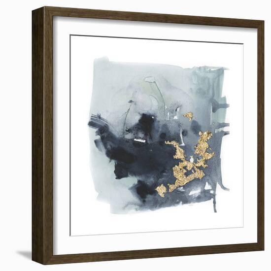 Cerulean & Gold I-null-Framed Art Print