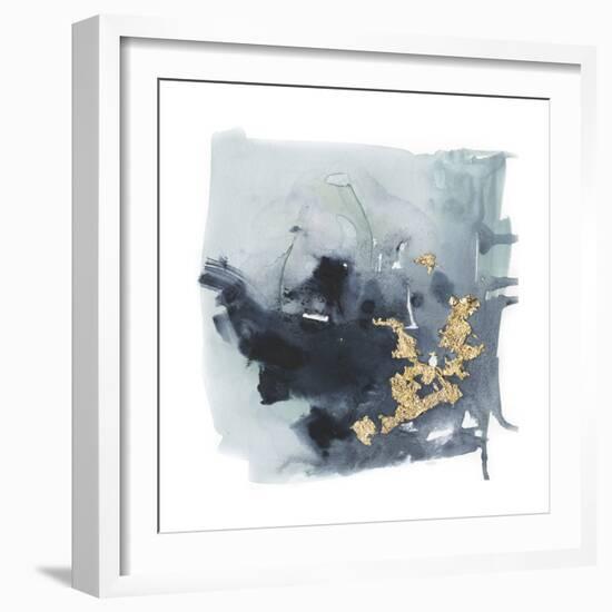 Cerulean & Gold I-null-Framed Art Print