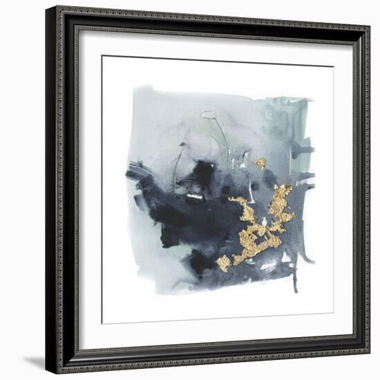 Cerulean & Gold I-null-Framed Art Print