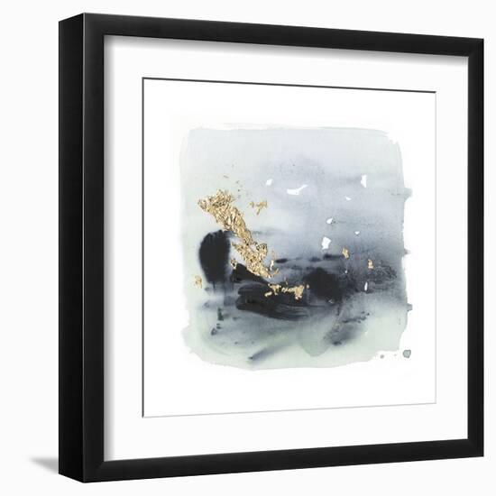 Cerulean & Gold II-null-Framed Art Print