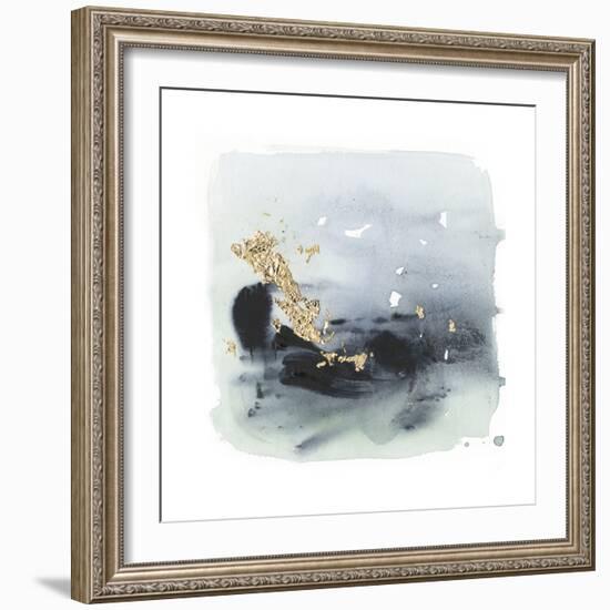 Cerulean & Gold II-null-Framed Art Print