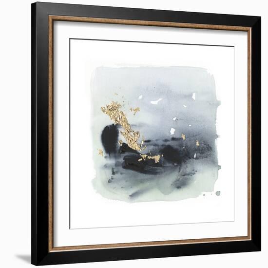 Cerulean & Gold II-null-Framed Art Print