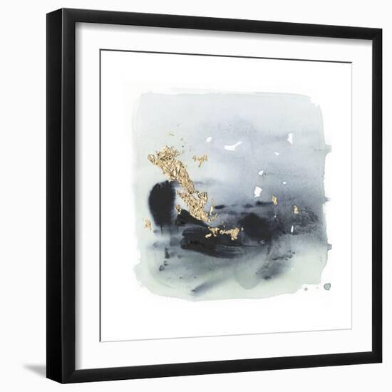 Cerulean & Gold II-null-Framed Art Print