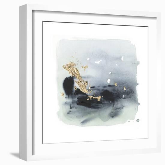 Cerulean & Gold II-null-Framed Art Print