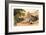 Cervara, Colored Lithograph-Edward Lear-Framed Giclee Print