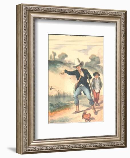 Ces Bons Parisiens-Louis Aubert-Framed Premium Edition