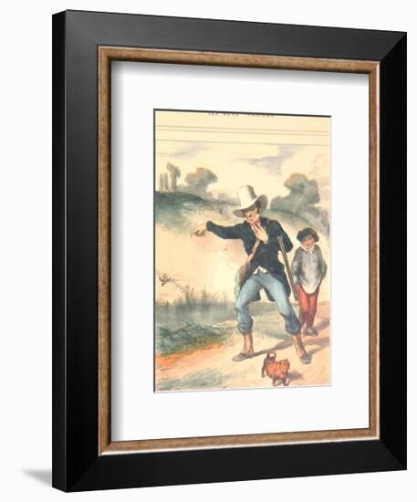 Ces Bons Parisiens-Louis Aubert-Framed Premium Edition