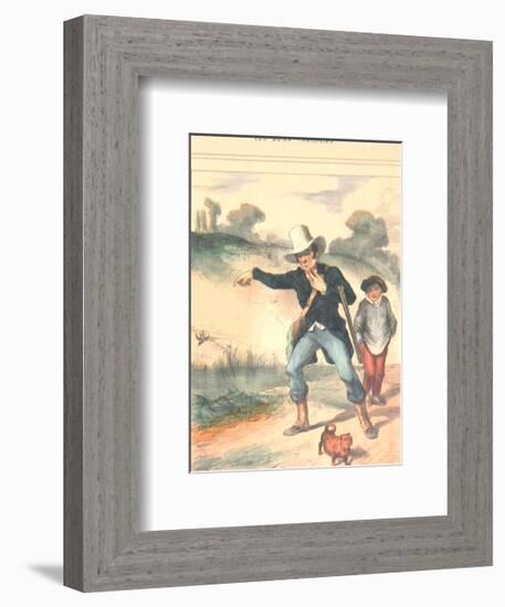 Ces Bons Parisiens-Louis Aubert-Framed Premium Edition