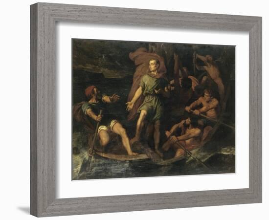 César et sa fortune-Jules Elie Delaunay-Framed Giclee Print