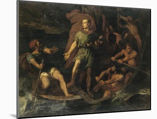 César et sa fortune-Jules Elie Delaunay-Mounted Giclee Print