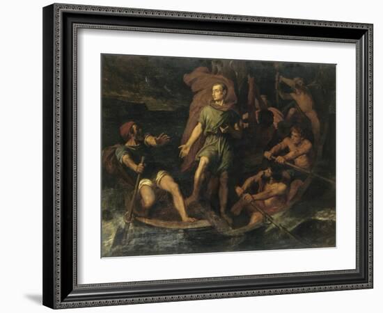 César et sa fortune-Jules Elie Delaunay-Framed Giclee Print