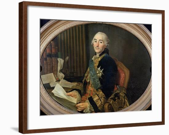 Cesar-Gabriel De Choiseul-Chevigny (1712-85) Duc De Praslin, 1763-Alexander Roslin-Framed Giclee Print