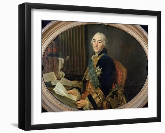 Cesar-Gabriel De Choiseul-Chevigny (1712-85) Duc De Praslin, 1763-Alexander Roslin-Framed Giclee Print