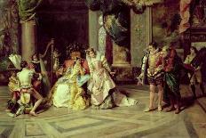 Galileo at the Court of Isabella, 1878-Cesare A. Detti-Giclee Print