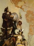 Christopher Columbus, 1451-1506 Italian Explorer, and the Discovery of America-Cesare Dell'acqua-Giclee Print