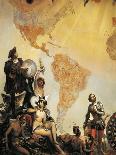 Christopher Columbus, 1451-1506 Italian Explorer, and the Discovery of America-Cesare Dell'acqua-Giclee Print