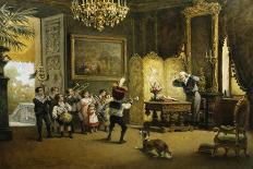 The Brass Band-Cesare Felix Georges Dell'Acqua-Premier Image Canvas