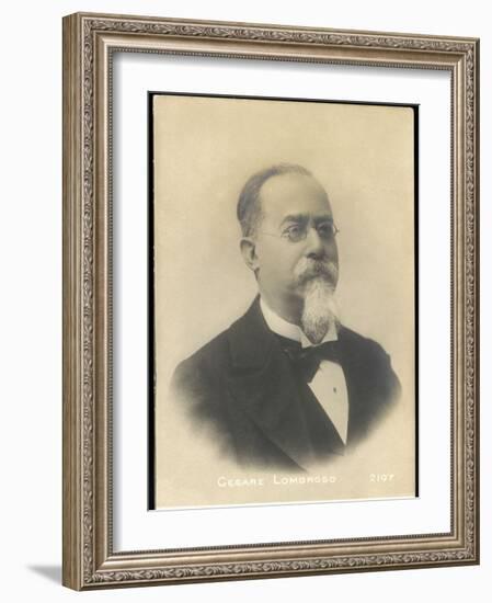 Cesare Lombroso Italian Physician and Criminologist-null-Framed Photographic Print