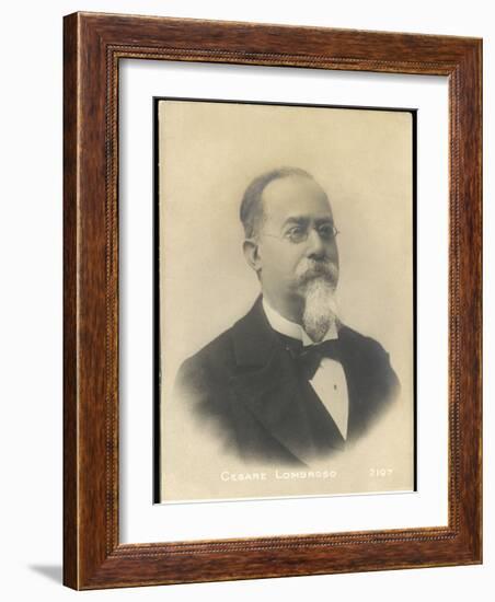 Cesare Lombroso Italian Physician and Criminologist-null-Framed Photographic Print