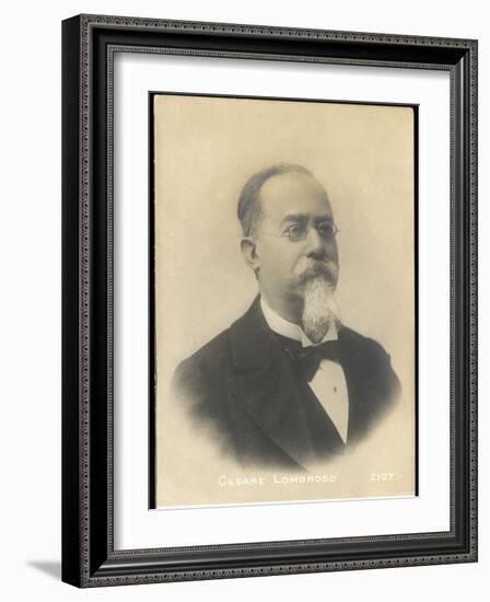 Cesare Lombroso Italian Physician and Criminologist-null-Framed Photographic Print