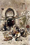 A Rest from the Festival (Oil on Canvas)-Cesare Tiratelli-Giclee Print