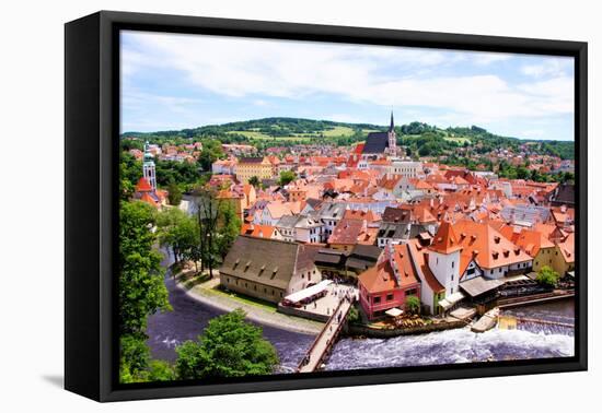 Cesky Krumlov View-Jeni Foto-Framed Premier Image Canvas