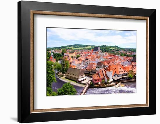 Cesky Krumlov View-Jeni Foto-Framed Photographic Print