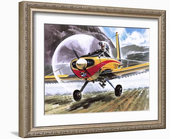 Cessna Agwagon-Wilf Hardy-Framed Giclee Print