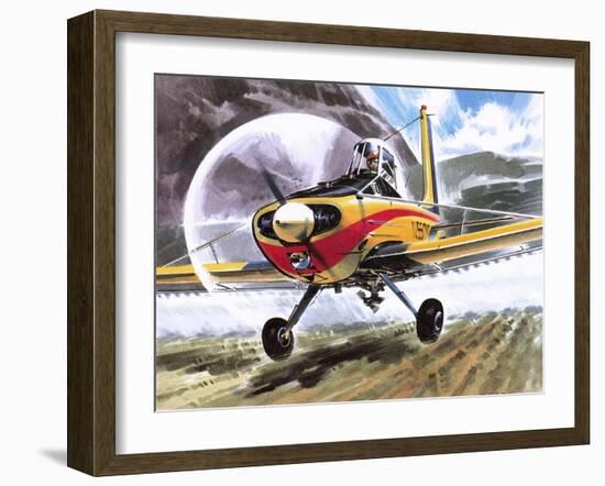 Cessna Agwagon-Wilf Hardy-Framed Giclee Print