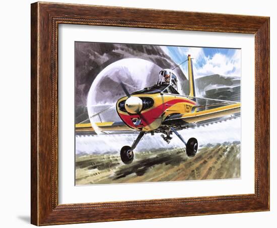 Cessna Agwagon-Wilf Hardy-Framed Giclee Print