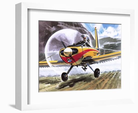 Cessna Agwagon-Wilf Hardy-Framed Giclee Print