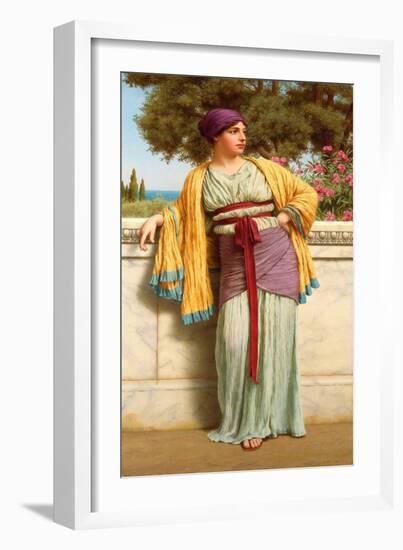 Cestilia, 1919-John William Godward-Framed Giclee Print