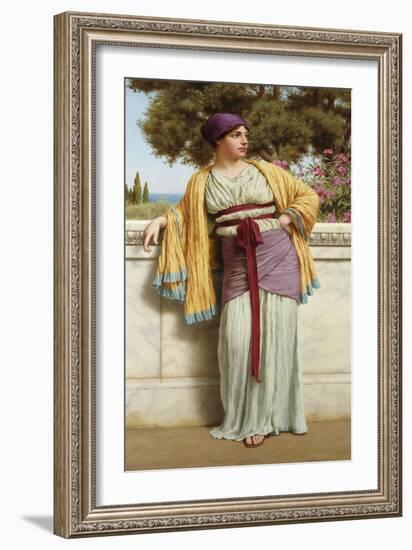 Cestilia, 1919-John William Godward-Framed Giclee Print