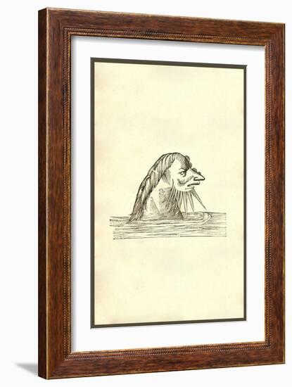 Cetus Capillatus-Ulisse Aldrovandi-Framed Art Print