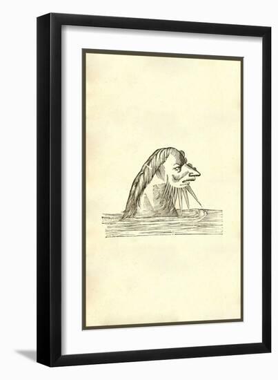 Cetus Capillatus-Ulisse Aldrovandi-Framed Art Print