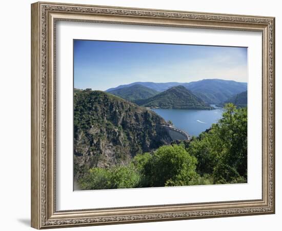 Cevennes Dam, in Lozere, Languedoc Roussillon, France-David Hughes-Framed Photographic Print