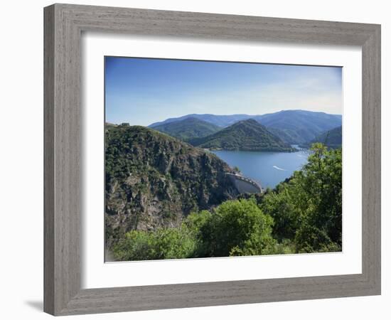 Cevennes Dam, in Lozere, Languedoc Roussillon, France-David Hughes-Framed Photographic Print