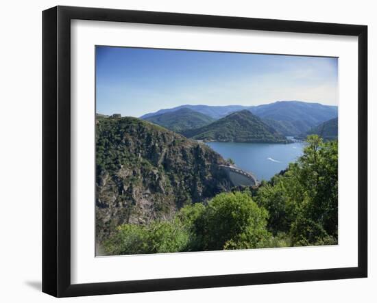 Cevennes Dam, in Lozere, Languedoc Roussillon, France-David Hughes-Framed Photographic Print