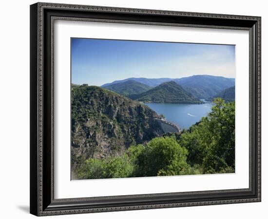 Cevennes Dam, in Lozere, Languedoc Roussillon, France-David Hughes-Framed Photographic Print