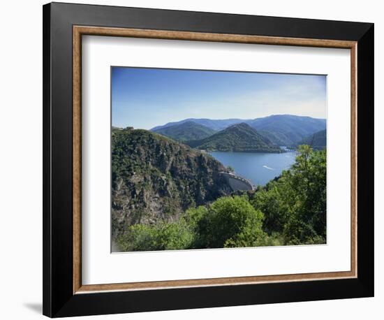 Cevennes Dam, in Lozere, Languedoc Roussillon, France-David Hughes-Framed Photographic Print