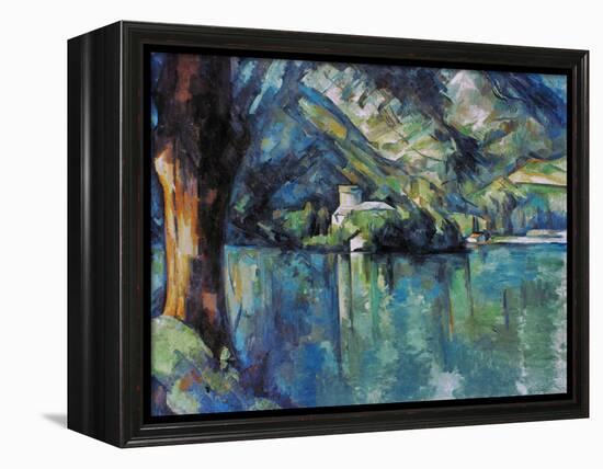 Cezanne: Annecy Lake, 1896-Paul C?zanne-Framed Premier Image Canvas