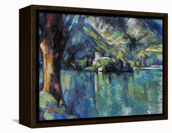 Cezanne: Annecy Lake, 1896-Paul C?zanne-Framed Premier Image Canvas