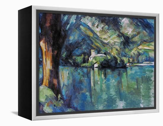 Cezanne: Annecy Lake, 1896-Paul C?zanne-Framed Premier Image Canvas