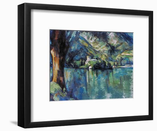 Cezanne: Annecy Lake, 1896-Paul C?zanne-Framed Premium Giclee Print