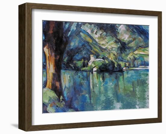 Cezanne: Annecy Lake, 1896-Paul C?zanne-Framed Giclee Print