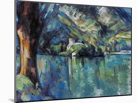 Cezanne: Annecy Lake, 1896-Paul C?zanne-Mounted Giclee Print